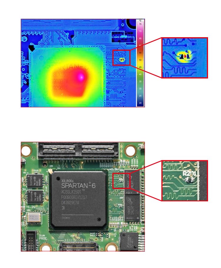 Locating Micro-Short Circuits in PCBA Using Lock-in Thermography (LIT)