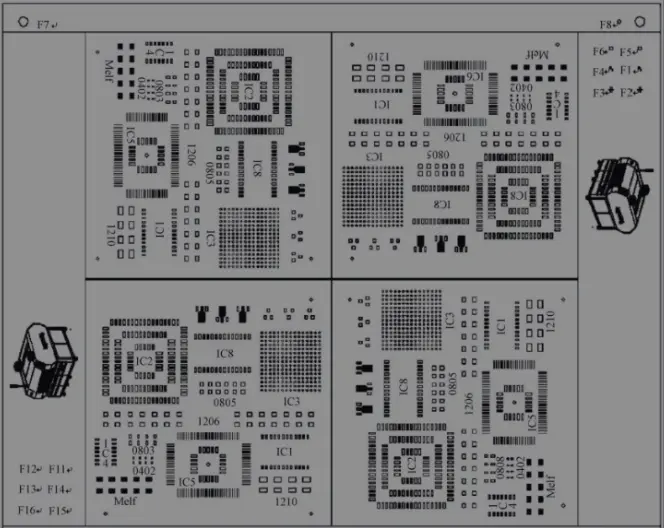 Measurement of the Accuracy of a Chip Mounter