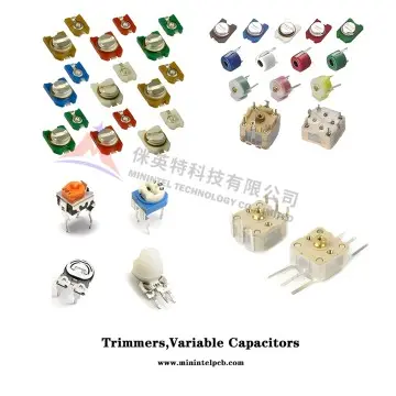Trimmers, Variable Capacitors